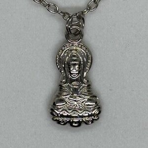Lakshmi Pendant Necklace - on 16” Silver chain Yogi Collection